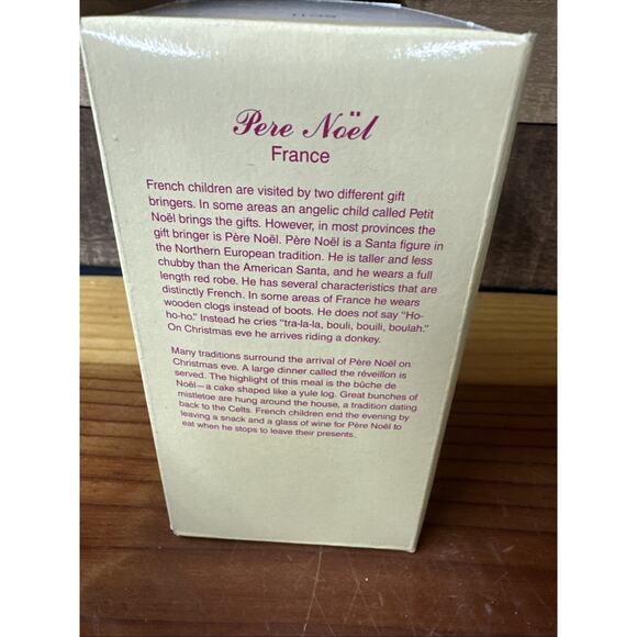The International Santa Claus Collection Pere Noel France 1993 In Box - Picture 7 of 7